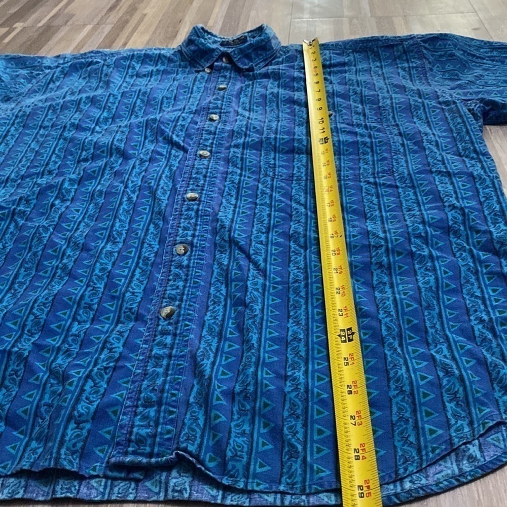 Mens size large Ralph Lauren polo button up chaps vintage shirt 90s collar shirt - Picture 4 of 8